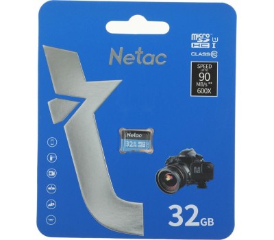 Карта памяти NETAC 32Gb MicroSD P500 (NT02P500STN-032G-S)