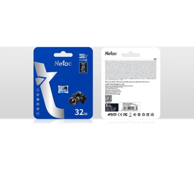 Карта памяти NETAC 32Gb MicroSD P500 (NT02P500STN-032G-S)