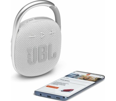 Колонка портативная JBL CLIP 4 WHITE (JBLCLIP4WHT)