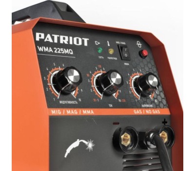 Полуавтомат сварочный PATRIOT 605301755 WMA 225MQ MIG/MAG/MMA Полуавтомат сварочный
