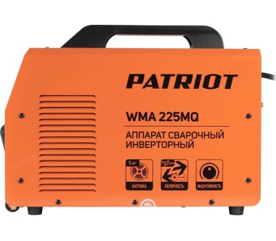 Полуавтомат сварочный PATRIOT 605301755 WMA 225MQ MIG/MAG/MMA Полуавтомат сварочный