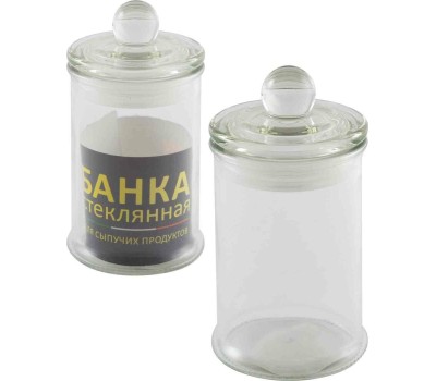 Стеклянная банка MALLONY Стеклянная банка для сыпучих продуктов с крышкой BANCA, объем: 0.15 л (003599)