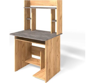 Стол компьютерный БИТЕЛ СК-5 Дуб крафт золотой/ателье светлое