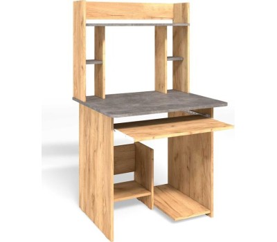 Стол компьютерный БИТЕЛ СК-5 Дуб крафт золотой/ателье светлое