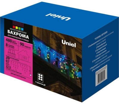 Гирлянда UNIEL (UL-00008558) ULD-B20007-480/DTA/RC MULTI IP44