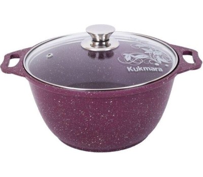 Кастрюля KUKMARA к31tsm а/пр литая 3,0л стекл/кр Trendy style mystery