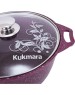 Кастрюля KUKMARA к31tsm а/пр литая 3,0л стекл/кр Trendy style mystery