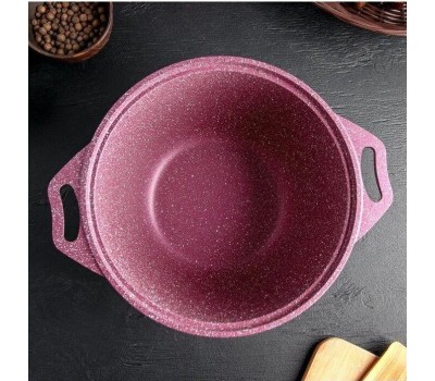 Кастрюля KUKMARA к31tsm а/пр литая 3,0л стекл/кр Trendy style mystery