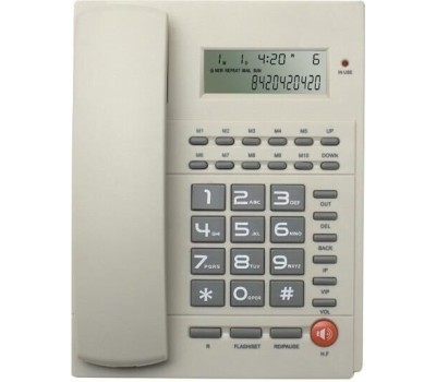 Телефон проводной RITMIX RT-420 White