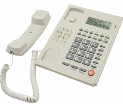 Телефон проводной RITMIX RT-420 White