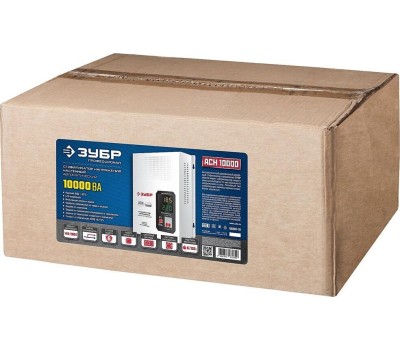 Автоматический стабилизатор напряжения ЗУБР 59387-10 10000ВА, навесной