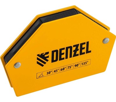 Фиксатор магнитный DENZEL Фиксатор магнитный для сварочных работ усилие 25 LB, 30х45х60х75х90х135 град. Denzel 97552