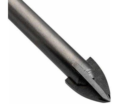 Сверло KRANZ (KR-91-0652) Сверло по стеклу и керамике 12 мм, 4 грани, шестигранный хвостовик