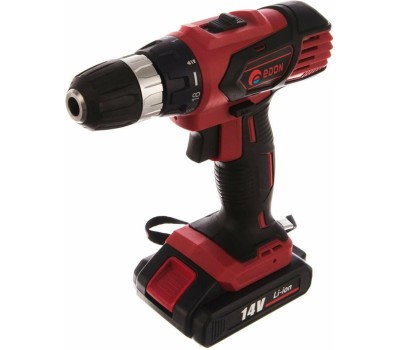 Дрель-шуруповёрт EDON AD-14C черный/красный 14790 14В, 2аккум