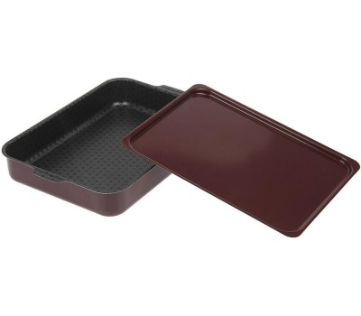 Противень КАЛИТВА 60633524 Кружево а/пр прям 27х35х6,3см мет/кр