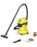 KARCHER Строительный пылесос WD 3 V-17/4/20 1000Вт (уборка: сухая/сбор воды/выдув) желтый