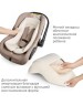 Детское автомобильное кресло SIGER KRES3720 Дафни гр.0+, мокко