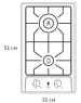Варочная панель газовая LEONORD LEG-30202S-С