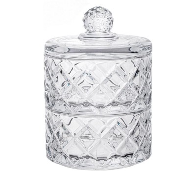 Емкость для хранения LEFARD 691-090 DIAMANT 2 яруса 10,5*15см 280мл (каждая)