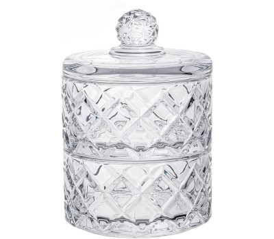 Емкость для хранения LEFARD 691-090 DIAMANT 2 яруса 10,5*15см 280мл (каждая)