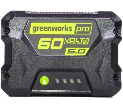 Батарея аккумуляторная GREENWORKS Батарея аккумуляторная G60B5, 60В, 5Ач, Li-Ion [2944907]