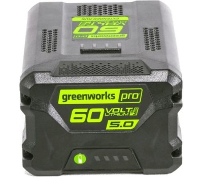 Батарея аккумуляторная GREENWORKS Батарея аккумуляторная G60B5, 60В, 5Ач, Li-Ion [2944907]