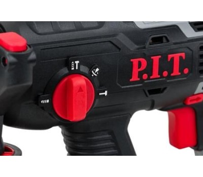 Перфоратор аккумуляторный P.I.T. Перфоратор SDS-Plus аккум. бесщеточный PBH20H-22B/1 (20В, 1,8Дж, 3реж, Ø22мм, 1акб, ЗУ, кейс)
