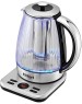 Чайник электрический KITFORT 6711 1.7л. 2200Вт серебристый/черный