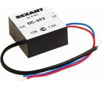 REXANT Блок питания стабилизированный 12В, 1,5А, уличная установка DC-493