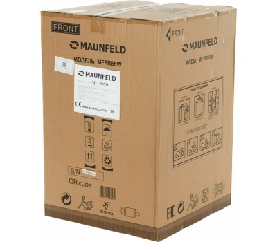 Морозильник MAUNFELD Морозильная камера MFFR85W, белый [ка-00012719]