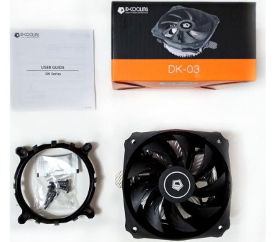 ID-COOLING Устройство охлаждения (кулер) DK-03 Rainbow, 4-pin, RGB, 120мм, черный, retail