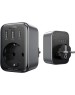 UGREEN Сетевое зарядное устройство CD314 (90613) DigiNest Outlet Extender (1 AC outlets + 30W 2A1C). Цвет: черный