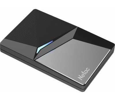 Внешний диск SSD NETAC 960ГБ Внешний диск SSD Z7S NT01Z7S-960G-32BK, USB-C, запись - 480МБ/с, чтение - 550МБ/с, черный