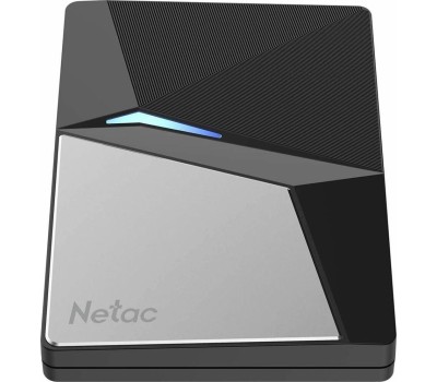 Внешний диск SSD NETAC 960ГБ Внешний диск SSD Z7S NT01Z7S-960G-32BK, USB-C, запись - 480МБ/с, чтение - 550МБ/с, черный
