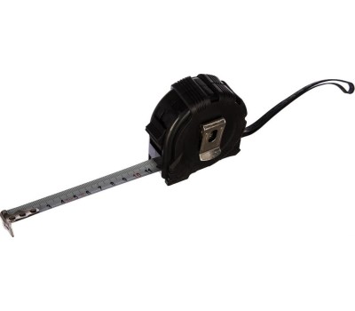 Рулетка MATRIX Рулетка Black,5 м х 19 мм,обрезиненный корпус 31014