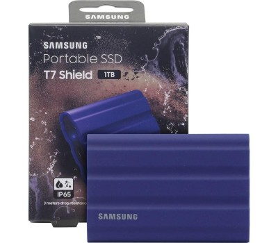 Samsung Portable SSD 1TB T7 Shield [MU-PE1T0R/WW] Type C-to-C/A, USB 3.2 Gen2