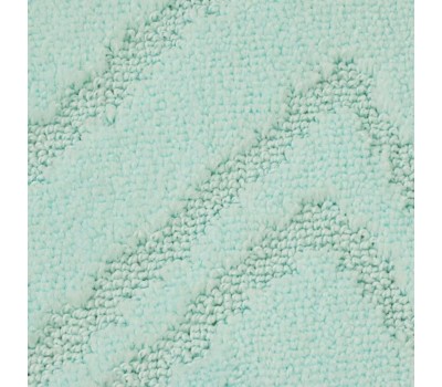 САНАКС - Коврик в ванную КЛАССИК УНИ ПОЛОСКИ, одинарный БИРЮЗОВЫЙ, 55х90 см, 100% полиэстер 00295