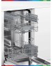 BOSCH Встраиваемая посудомоечная машина Serie 2 SPV2IKX01Q, узкая, ширина 44.8см, полновстраиваемая, загрузка 9 комплектов, нержавеющая сталь