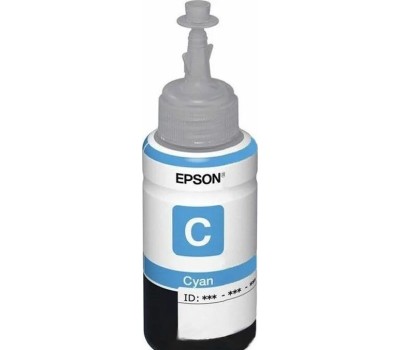чернила для принтера EPSON T6642 голубой для L100 (C13T66424A)