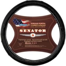 оплетка рулевого колеса SENATOR (OPLS0901) оплетка на руль Texas M(38см), черный