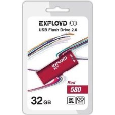 USB флэш-накопитель EXPLOYD 32GB-580-красный [EX-32GB-580-Red]