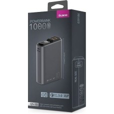 Портативный аккумулятор OLMIO QS-10, 10000mAh, space-gray (39186)