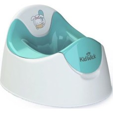Горшок детский KIDWICK Горшок туалетный МП Трио, белый/бирюзовый, шт KW090101