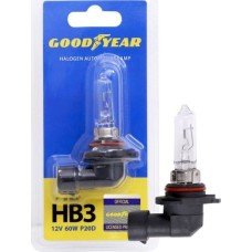 Лампа галогенная GOODYEAR GY010031 лампа галогенная автомобильная НB3 12V 60W P20d (блистер)