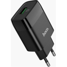 СЗУ HOCO (6931474732507) СЗУ HOCO C72Q Glorious single port charger черный