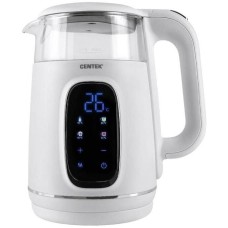 Чайник электрический CENTEK CT-0052 White (1,7л. стекло/пластик)