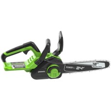 Цепная пила Greenworks GD24CS30 Цепная пила аккумуляторная, 24V, 30см, бесщеточная, без АКБ и ЗУ [2007007]