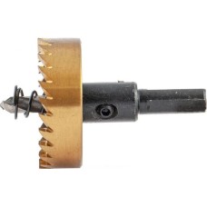 Коронка DENZEL Коронка по металлу HSS, 45 мм, нитридтитановое покрытие 724115