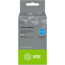 Картридж CACTUS Картридж CS-MC-500595WT, 12.7мм, черный шрифт, белый фон, 7.6м ( CS-MC-500595WT