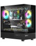Корпус для ПК FORMULA Корпус ATX Crystal Z8 Floe, Midi-Tower, без БП, черный [crystal z8 b floe]